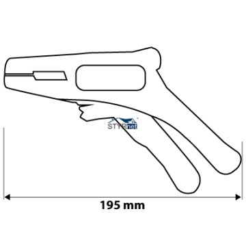 Automatyczny ściągacz izolacji 195 mm
