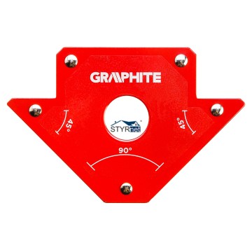 Spawalniczy kątownik magnetyczny 102 x 155 x 17 mm, udźwig 22.7 kg