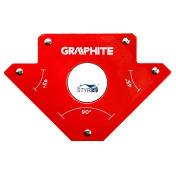 Spawalniczy kątownik magnetyczny 122 x 190 x 25 mm, udźwig 34.0 kg