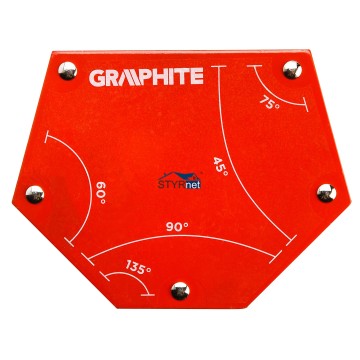 Spawalniczy kątownik magnetyczny 111 x 136 x 24 mm, udźwig 34.0 kg