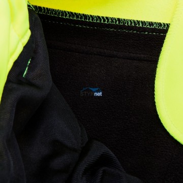 Spodnie robocze ostrzegawcze softshell, żółte, rozmiar XL