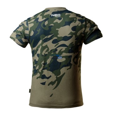 T-shirt roboczy z nadrukiem CAMO, rozmiar S