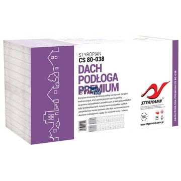 Cenna za m3 / STYROPIAN STYRMANN DACH/PODŁOGA PREMIUM 038 CS 80  HURT WYCENIAMY