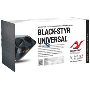 Cena za m3 / STYROPIAN STYRMANN BLACK-STYR UNIVERSAL EPS 100 FUNDAMENT/PODŁOGA/FASADA  HURT WYCENIAMY