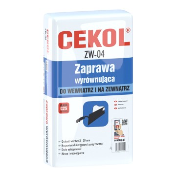 CEKOL ZAPRAWA WYRÓWNUJĄCA ZW-04 3-50 mm 22kg