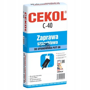 CEKOL C-40 ZAPRAWA DO SPOINOWANIA PŁYT GK 5kg