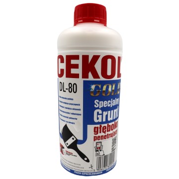 CEKOL GRUNT GŁĘBOKO PENETRUJĄCY DL-80 1L UNIGRUNT