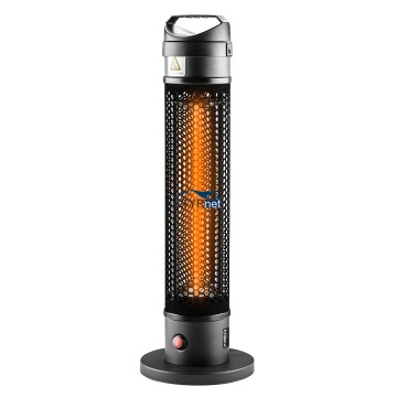 Promiennik stojący 1000W, IP44, element grzejny carbon fiber lamp