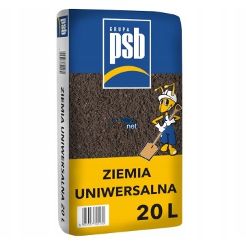 ZIEMIA UNIWERSALNA OGRODOWA PSB DO KWIATÓW, WARZYW, WYSIEWU 20L 5,5-6,5 pH