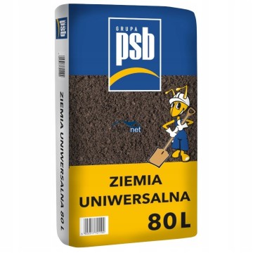 PSB ZIEMIA OGRODOWA UNIWERSALNA DO KWIATÓW WYSIEWU 80L