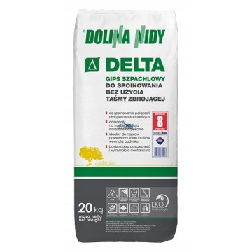 DOLINA NIDY GIPS SZPACHLOWY DELTA DO SPOIN.GK 20kg