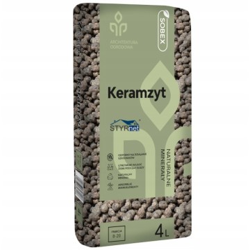 SOBEX KERAMZYT DRENAŻ GRANULAT OGRODNICZY CERAMICZNY 4L