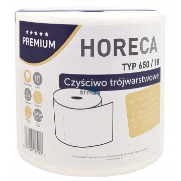 HORECA CZYŚCIWO PAPIEROWE TYP 650/18 RĘCZNIK 160M