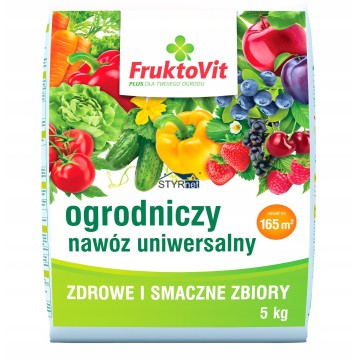 FRUKTOVIT PLUS NAWÓZ UNIWERSALNY 5KG OWOCE WARZYWA