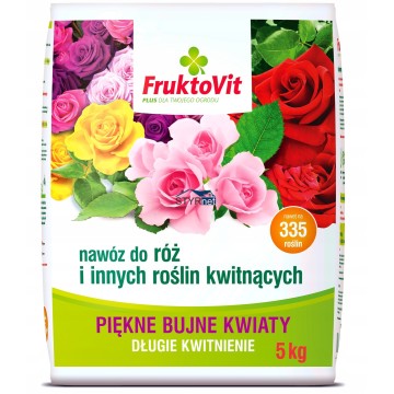 FRUKTOVIT NAWÓZ DO RÓŻ I KRZEWÓW KWITNĄCYCH 5KG