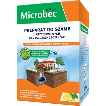 BROS MICROBEC ULTRA PREPARAT DO SZAMBA 900G+300G