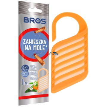 BROS ZAWIESZKA NA MOLE ODZIEŻOWE KWIAT POMARAŃCZY