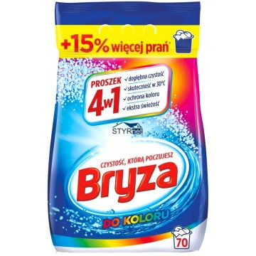 BRYZA PROSZEK DO PRANIA KOLOR 4,55kg 70 PRAŃ COLOR