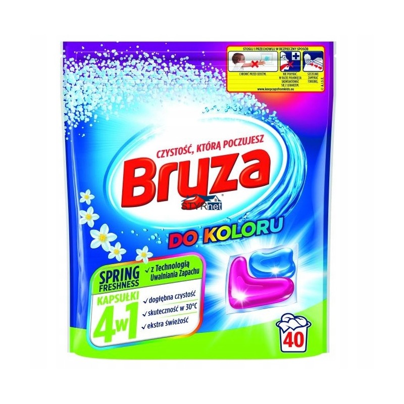 BRYZA 4w1 SPRING FRESHNES KAPSUŁKI DO KOLORU 40szt BRYZA 4w1 SPRING FRESHNES KAPSUŁKI DO KOLORU 40szt