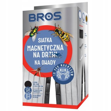 BROS SIATKA MAGNETYCZNA NA DRZWI NA OWADY 160x220