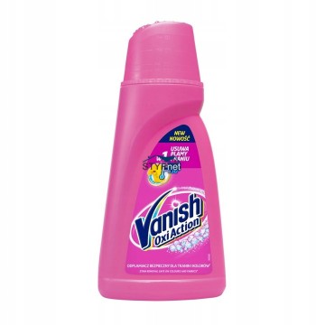 Vanish Oxi Pink Odplamiacz w Płynie do Koloru 1l