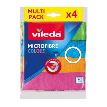 Ściereczka Vileda Microfibra Colors 4szt. chłonne