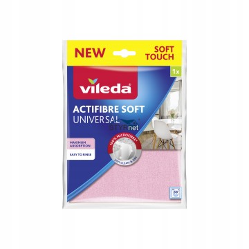 Vileda Actifibre Soft Ściereczka Okien Luster Szyb