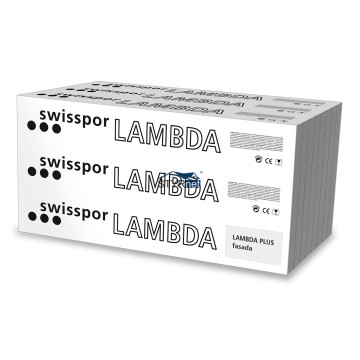 STYROPIAN SWISSPOR LAMBDA PLUS FASADA 032 ELEWACJA GRAFITOWY 5cm 6m2