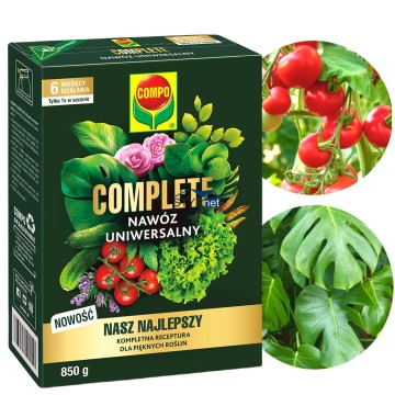 NAWÓZ COMPO COMPLETE UNIWERSALNY GRANULAT DO WSZYSTKICH ROŚLIN 850g