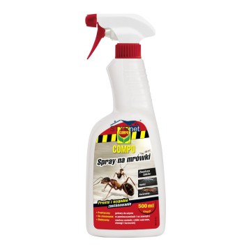 SPRAY SPREJ NA MRÓWKI RYBIKI KARACZANY STONOGI COMPO W DOMU OGRODZIE 500ml