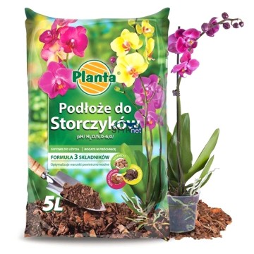 ZIEMIA PODŁOŻE DO STORCZYKÓW ORCHIDEII SUBSTRAT PLANTA 5L