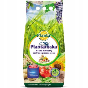 NAWÓZ PLANTOFOSKA NATURALNY DO TRAWY TRAWNIKÓW WARZYW KWIATÓW GRANULAT 5KG