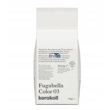 KERAKOLL FUGABELLA COLOR 03 FUGA HYBRYDOWA CEMENTOWO-ŻYWICZNA 3KG