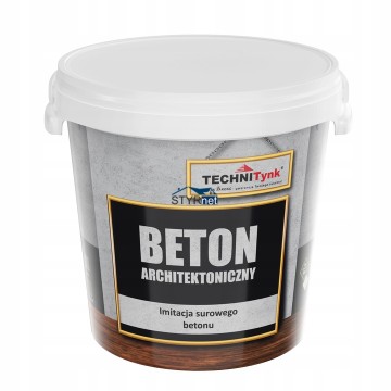 BETON ARCHITEKTONICZNY TYNK DEKORACYJNY 12 SZT PO 12 L  144 L TECHNItynk