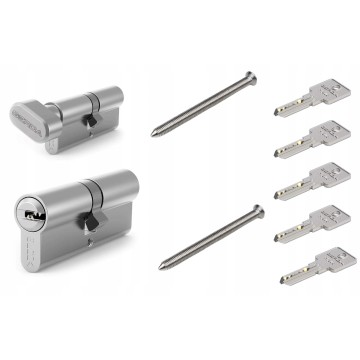 KOMPLET WKŁADEK GERDA H PLUS 30/45+G45/30 NIKIEL SATYNA