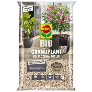 COMPO DRENAŻ PODŁOŻE GRANUPLANT wulkaniczny do sadzenia roślin 8-16mm 5L
