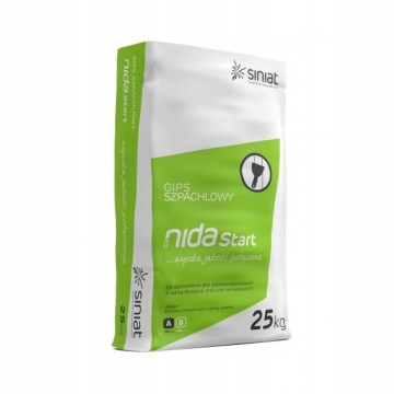 Gładź szpachlowa Nida Start SINIAT 25kg Gips szpachlowy Lafarge