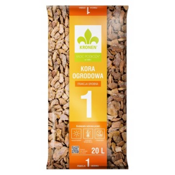 KRONEN KORA OGRODOWA FRAKCJA I DROBNA 8-20 MM PRZESIEWANA SORTOWANA 20L