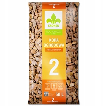 KORA SOSNOWA SORTOWANA ŚREDNIA 2 FRAKCJA 20-40 MM WOREK 50L KRONEN