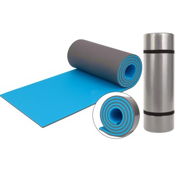 KARIMATA DO ĆWICZEŃ JOGA TURYSTYCZNA 2-WARSTWOWA PIANKA XPE 180x50cm gr 1cm