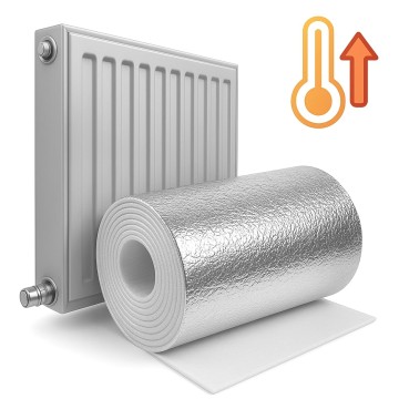 EKRAN ZAGRZEJNIKOWY 3mm MATA ALUMINIOWA PIANKA 0,5m x 15m GOLDFLEX