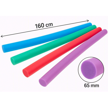 MAKARON Z PIANKI DO NAUKI PŁYWANIA ĆWICZENIA NA BASEN AEROBIK PIANKA 160cm