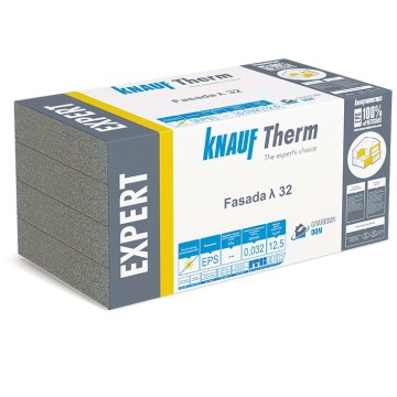 STYROPIAN KNAUF EXPERT GRAFITOWY ELEWACJA EPS FASADA 032 10cm 3m2 PACZKA