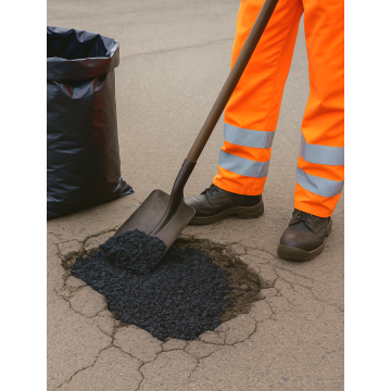 MIESZANKA ASFALTOWA ASFALT NA ZIMNO GUTTA DO NAPRAW CZĄSTKOWYCH 25KG