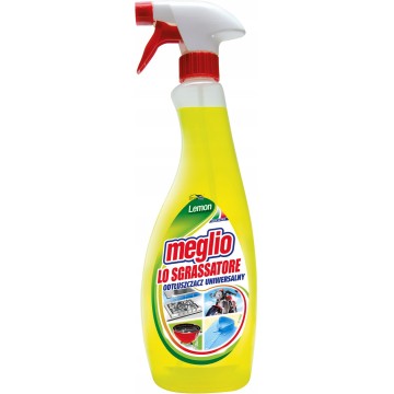 MEGLIO Odkamieniacz Anti Limescale 750 ml Uniwersalny Odtłuszczacz w sprayu