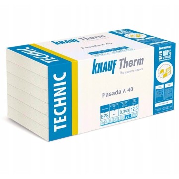 STYROPIAN KNAUF TECHNIC FASADA EPS 040 ELEWACJA NA ŚCIANĘ 5cm 6m2 PACZKA