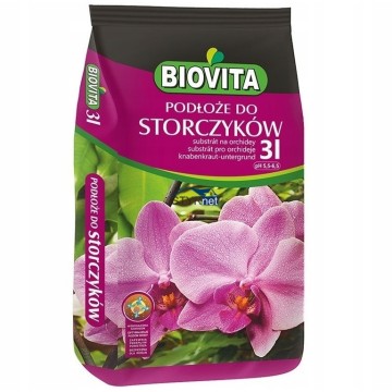 ZIEMIA BIOVITA DO STORCZYKÓW ORCHIDEI NATURALNE PODŁOŻE Z NAWOZEM 3L