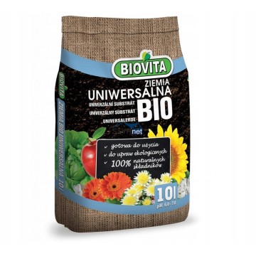 ZIEMIA BIOVITA UNIWERSALNA DO KWIATÓW BIO NATURALNA 10L