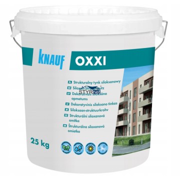 KNAUF TYNK SILOKSANOWY OXXI S BARANEK 25kg 1,5mm BAZA BIAŁA