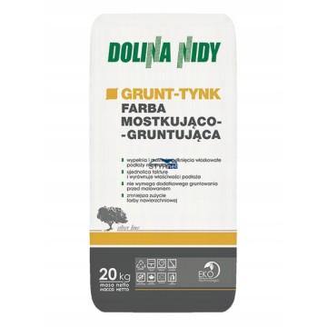 FARBA MOSTKUJĄCA GRUNT-TYNK DOLINA NIDY 20 KG